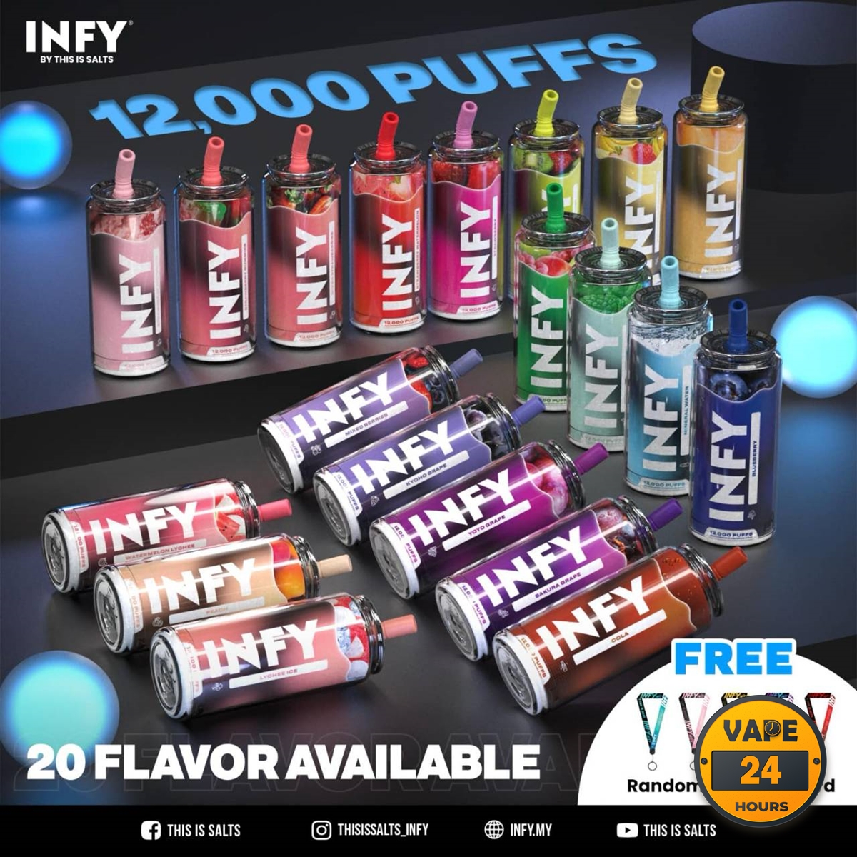 INFY 12K 12000 Puffs