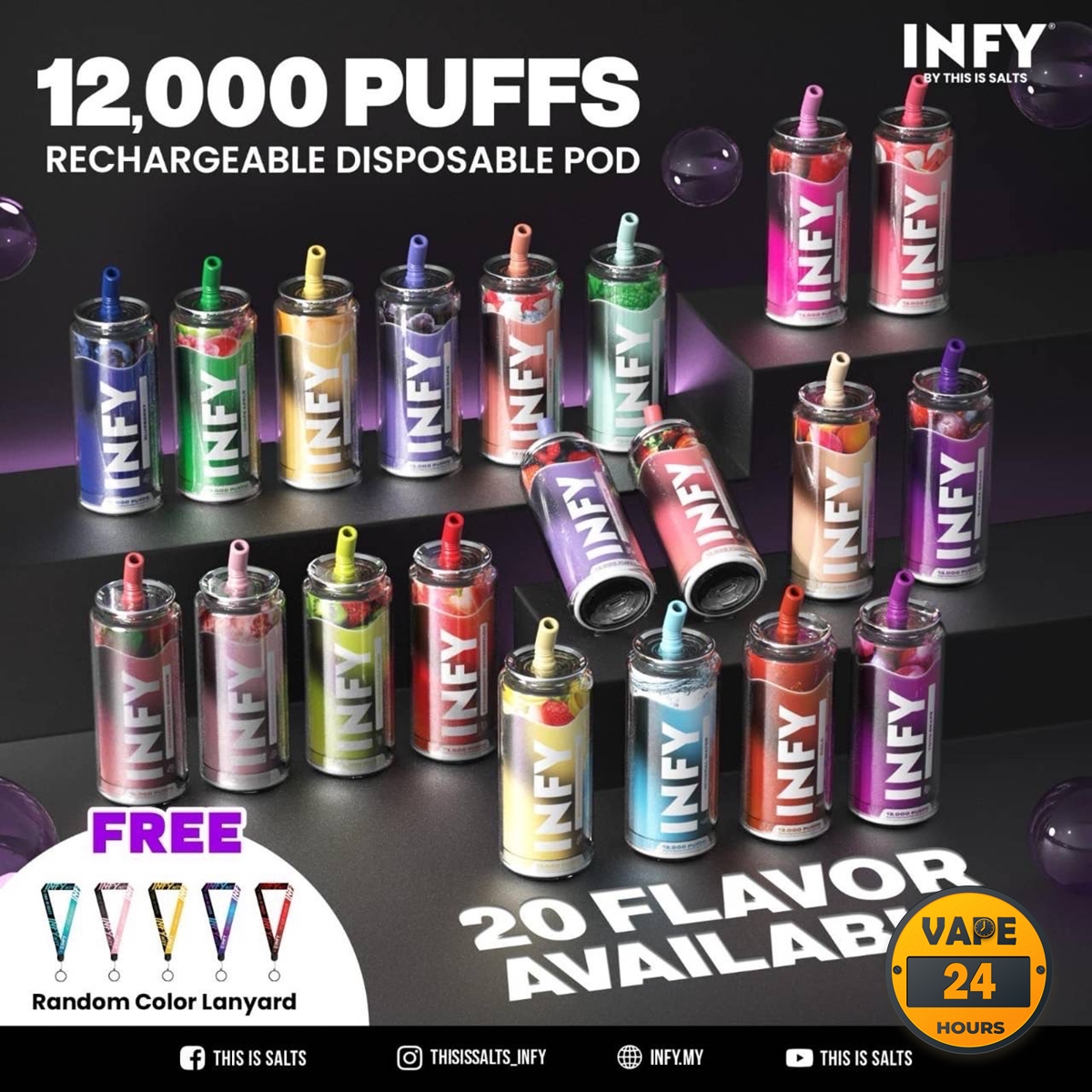 INFY 12K 12000 Puffs