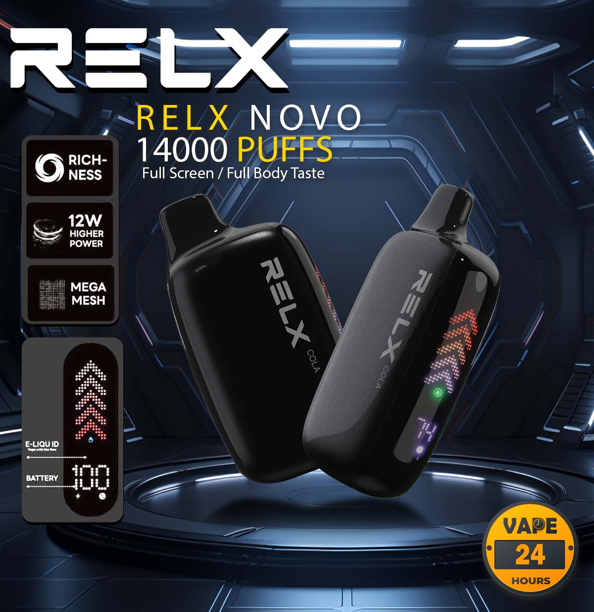Relx Novo 14000 Puffs